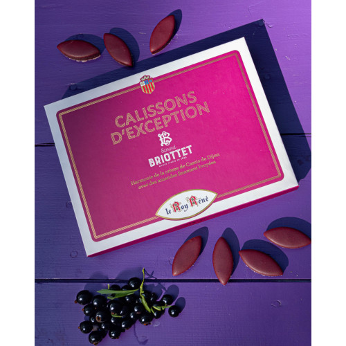 Coffret de calisson cassis briottet